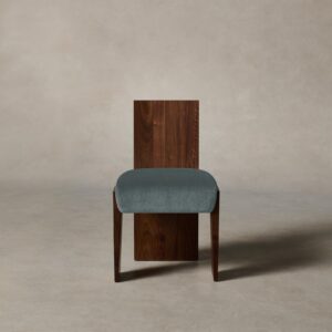 The Garrett Dining Chair - Performance Velvet Seafoam