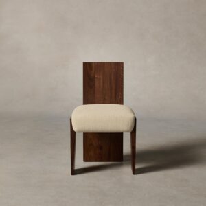 The Garrett Dining Chair - Performance Woven Chenille Desert
