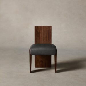 The Garrett Dining Chair - Tuscan Leather Seal