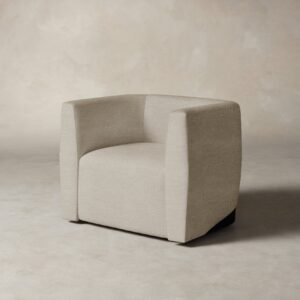 The Henri Swivel Chair - Italian Bouclé Fossil