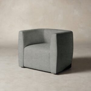 The Henri Swivel Chair - Merino Granite