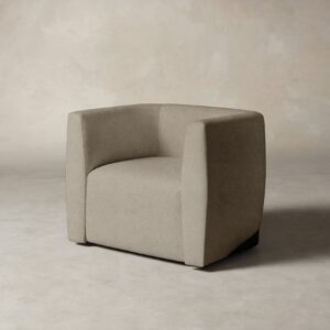 The Henri Swivel Chair - Merino Wheat