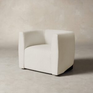 The Henri Swivel Chair - Performance Bouclé Polar