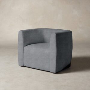 The Henri Swivel Chair - Performance Mélange Weave Night