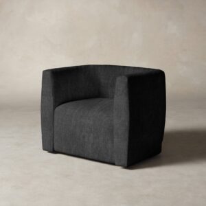 The Henri Swivel Chair - Performance Tweed Char