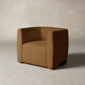 The Henri Swivel Chair - Performance Velvet Cider