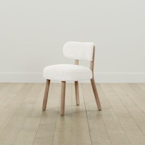 The Jane Dining Chair - Heritage Belgian Linen Egret
