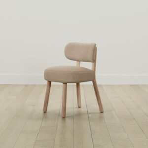 The Jane Dining Chair - Italian Brushed Wool Fox