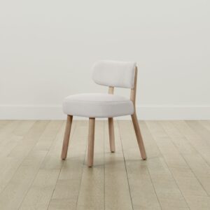 The Jane Dining Chair - Italian Brushed Wool Vanilla