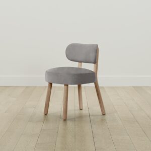 The Jane Dining Chair - Nubuck Leather Asphalt