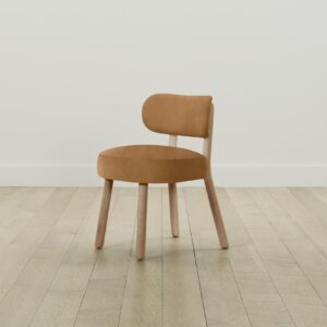 The Jane Dining Chair - Nubuck Leather Saddle