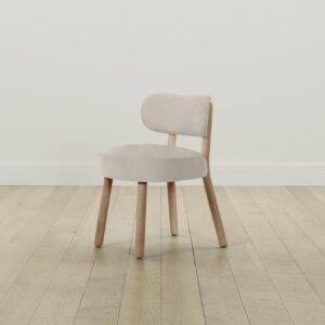 The Jane Dining Chair - Nubuck Leather Sail