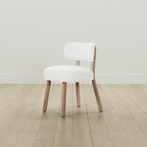 The Jane Dining Chair - Performance Linen Weave Pure White
