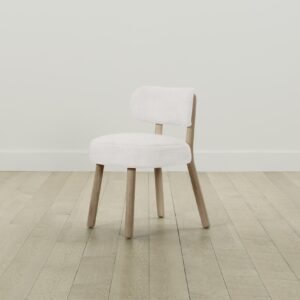 The Jane Dining Chair - Performance Textured Tweed Snow