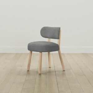 The Jane Dining Chair - Performance Tweed Smoke