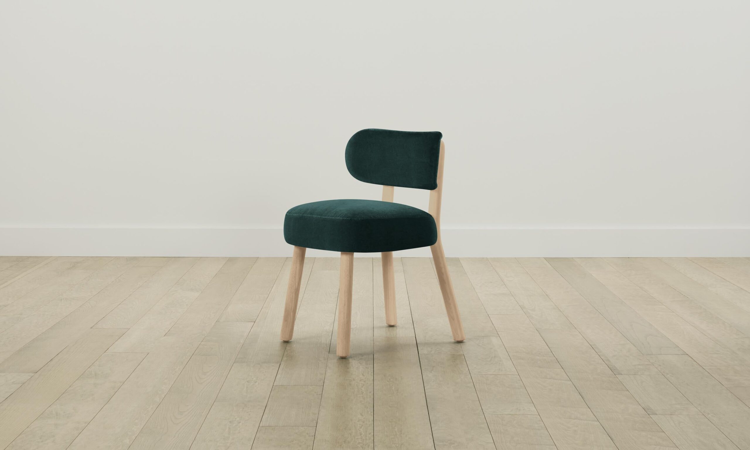 The Jane Dining Chair - Performance Velvet Emerald