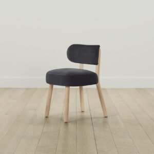 The Jane Dining Chair - Performance Velvet Flannel