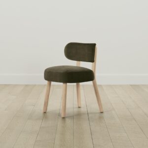 The Jane Dining Chair - Performance Velvet Olive
