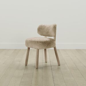 The Jane Dining Chair - Shearling Toffee