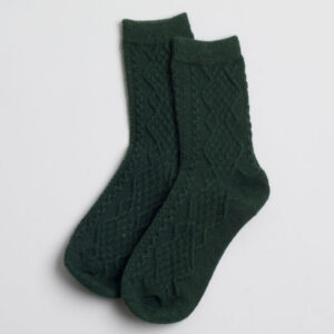 Dark Green Après Ski Socks
