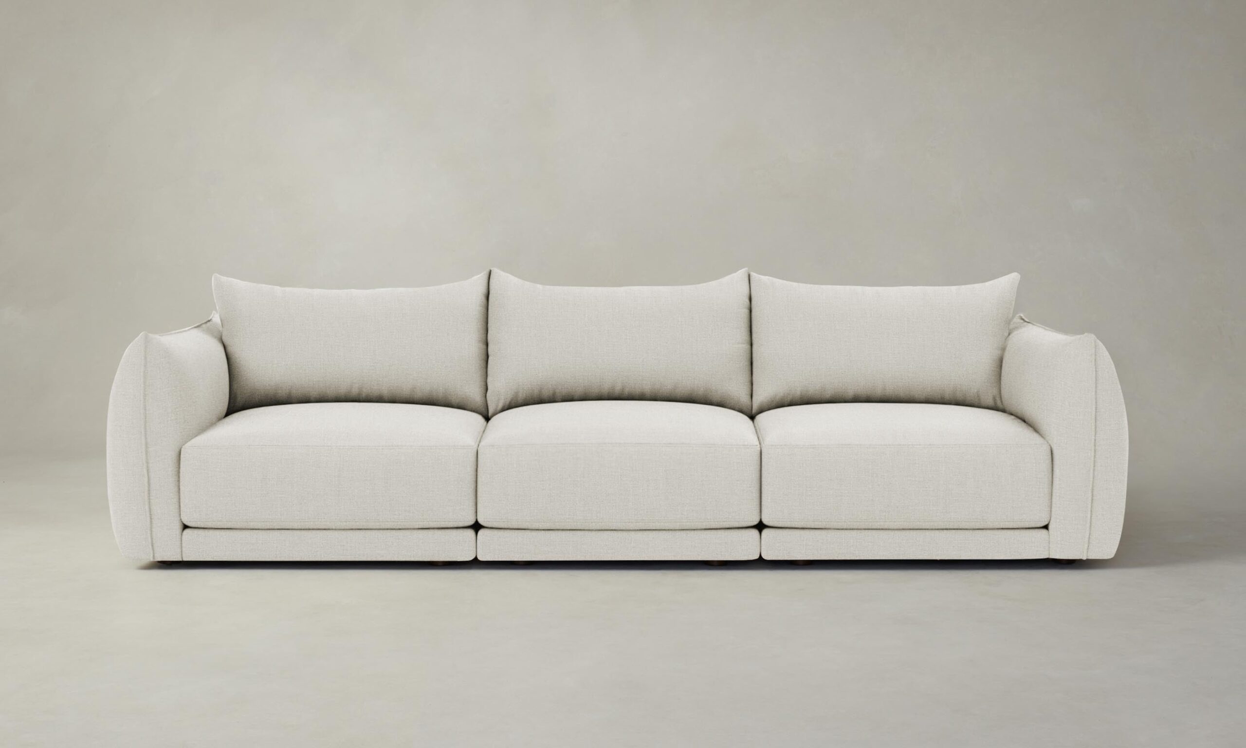 The Jones Modular Sofa - Heritage Belgian Linen Egret