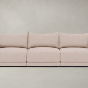 The Jones Modular Sectional - Heritage Belgian Linen Petal
