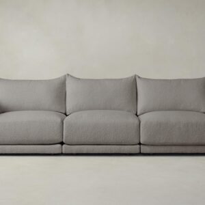 The Jones Modular Sectional - Italian Bouclé Fossil
