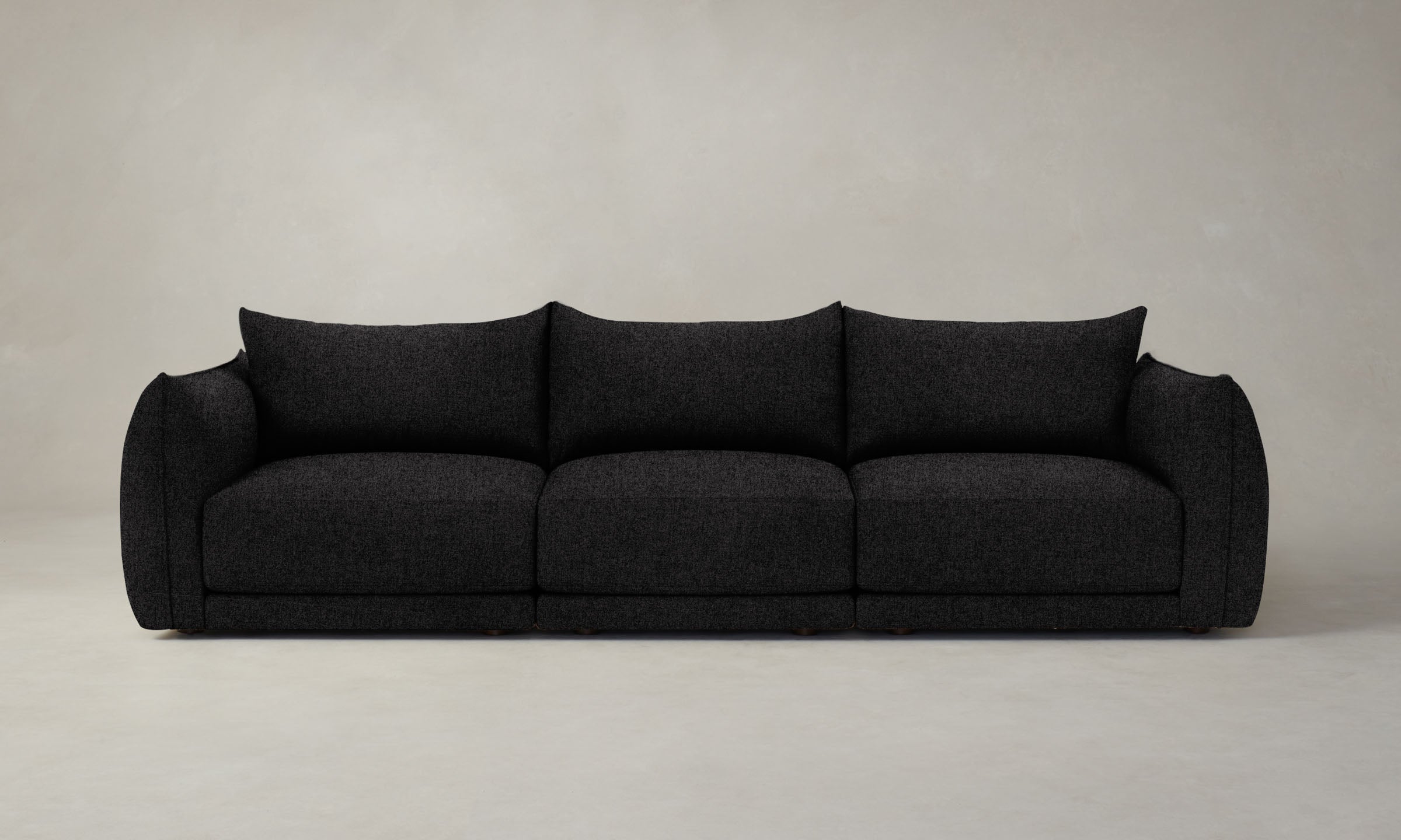 The Jones Modular Sofa - Italian Brushed Wool Pepper