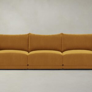 The Jones Modular Sectional - Mohair Amber