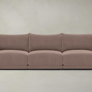 The Jones Modular Sectional - Mohair Peony