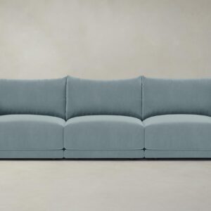 The Jones Modular Sectional - Mohair Slate Blue