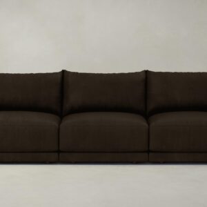 The Jones Modular Sectional - Nubuck Leather Espresso