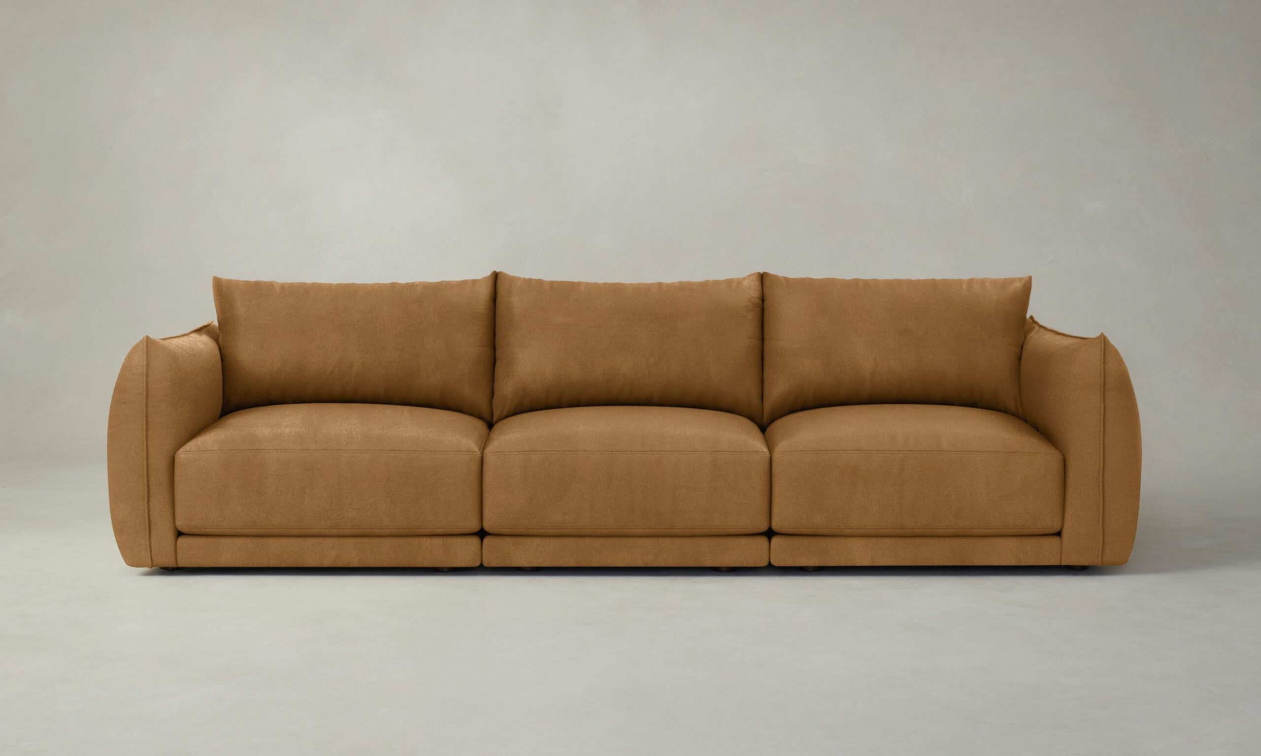 The Jones Modular Sofa - Nubuck Leather Saddle