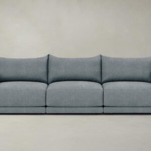 The Jones Modular Sectional - Performance Mélange Weave Aegean