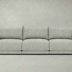 The Jones Modular Sofa - Performance Mélange Weave Flint