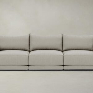 The Jones Modular Sofa - Performance Textured Linen Flax