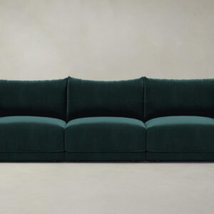 The Jones Modular Sectional - Performance Velvet Emerald