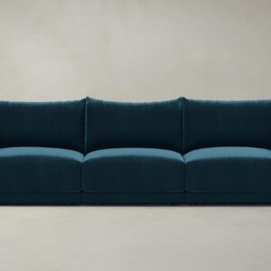 The Jones Modular Sectional - Performance Velvet Lagoon
