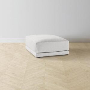 The Jones Ottoman - Performance Bouclé Polar