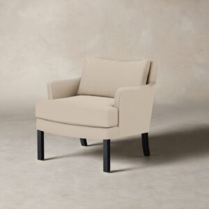 The Kaye Chair - Heritage Belgian Linen Husk