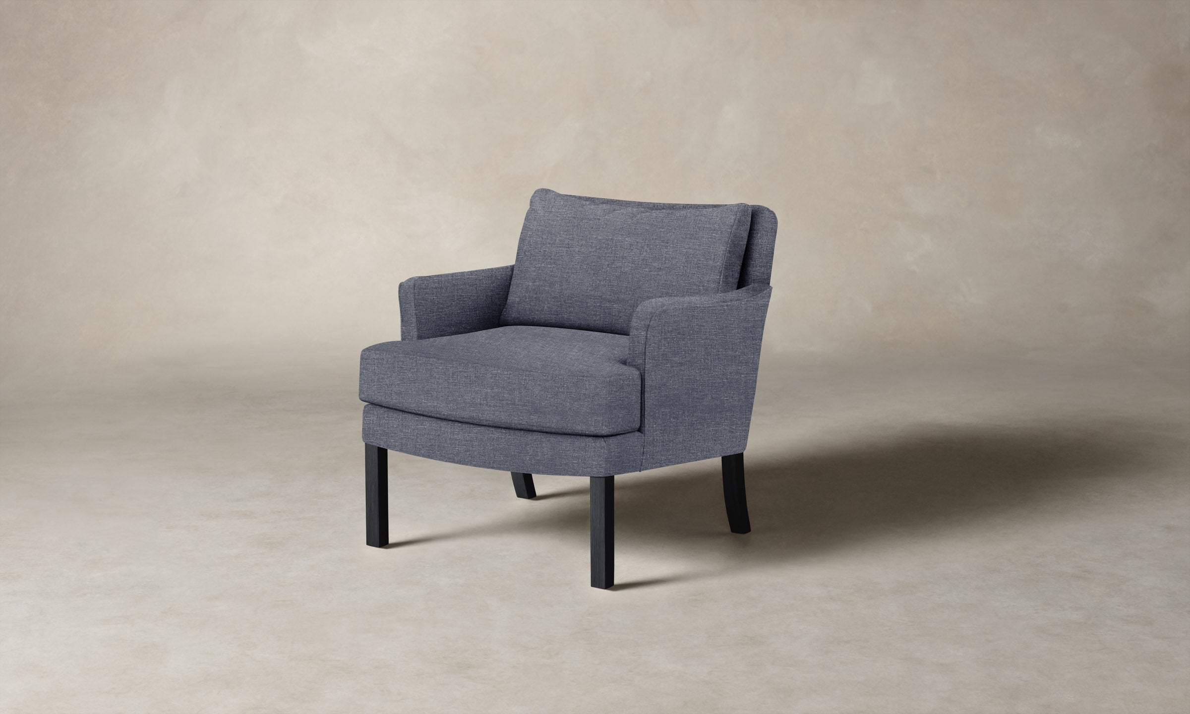 The Kaye Chair - Heritage Belgian Linen Lake