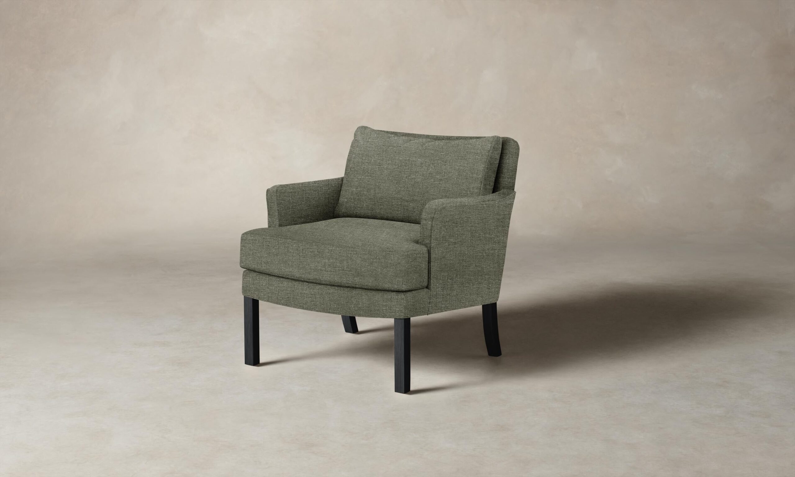 The Kaye Chair - Heritage Belgian Linen Thyme