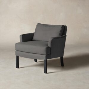 kaye-chair_nubuck-leather-asphalt_blackened-oak_a0f0cd06-d620-4748-ae5c-710b8e7c0c4a.jpg The Kaye Chair - Nubuck Leather Asphalt