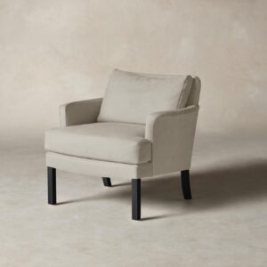 The Kaye Chair - Nubuck Leather Sail