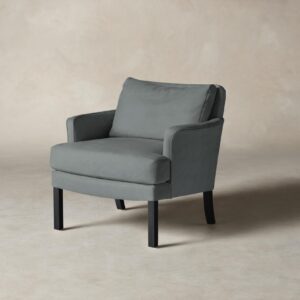 The Kaye Chair - Nubuck Leather Tide