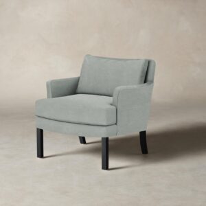 The Kaye Chair - Performance Mélange Weave Seaglass