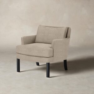 The Kaye Chair - Performance Stonewashed Linen Dew
