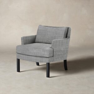 The Kaye Chair - Performance Textured Tweed Alpine