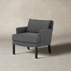 The Kaye Chair - Performance Tweed Smoke