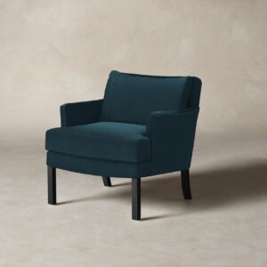 The Kaye Chair - Performance Velvet Lagoon